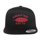 Cowboy Way Feather Black Cap