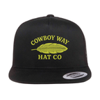 Cowboy Way Feather Black Cap