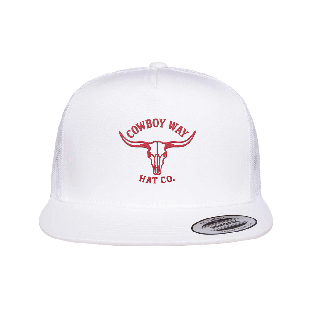 Cowboy Way Longhorn Trucker Cap