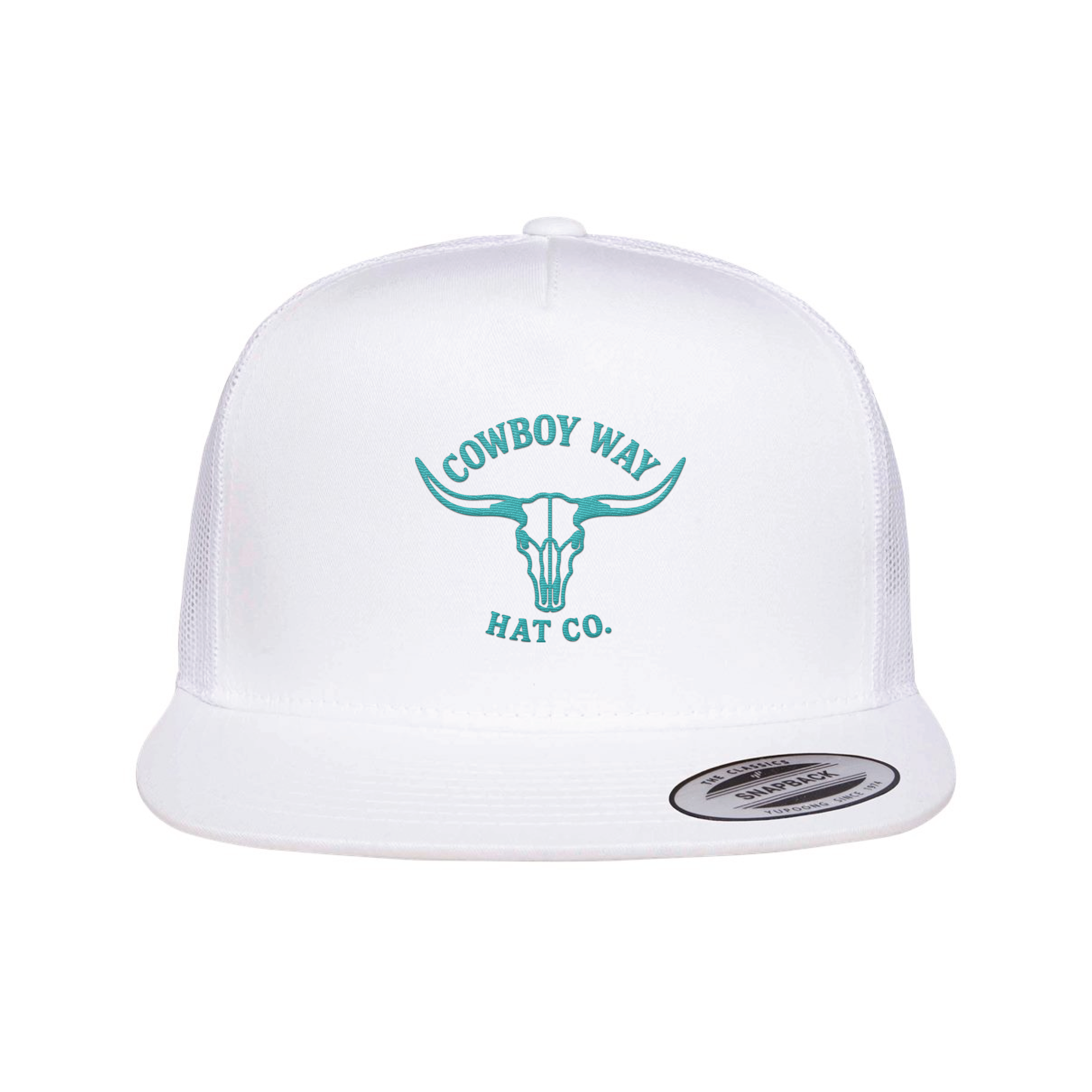 Cowboy Way Longhorn Trucker Cap