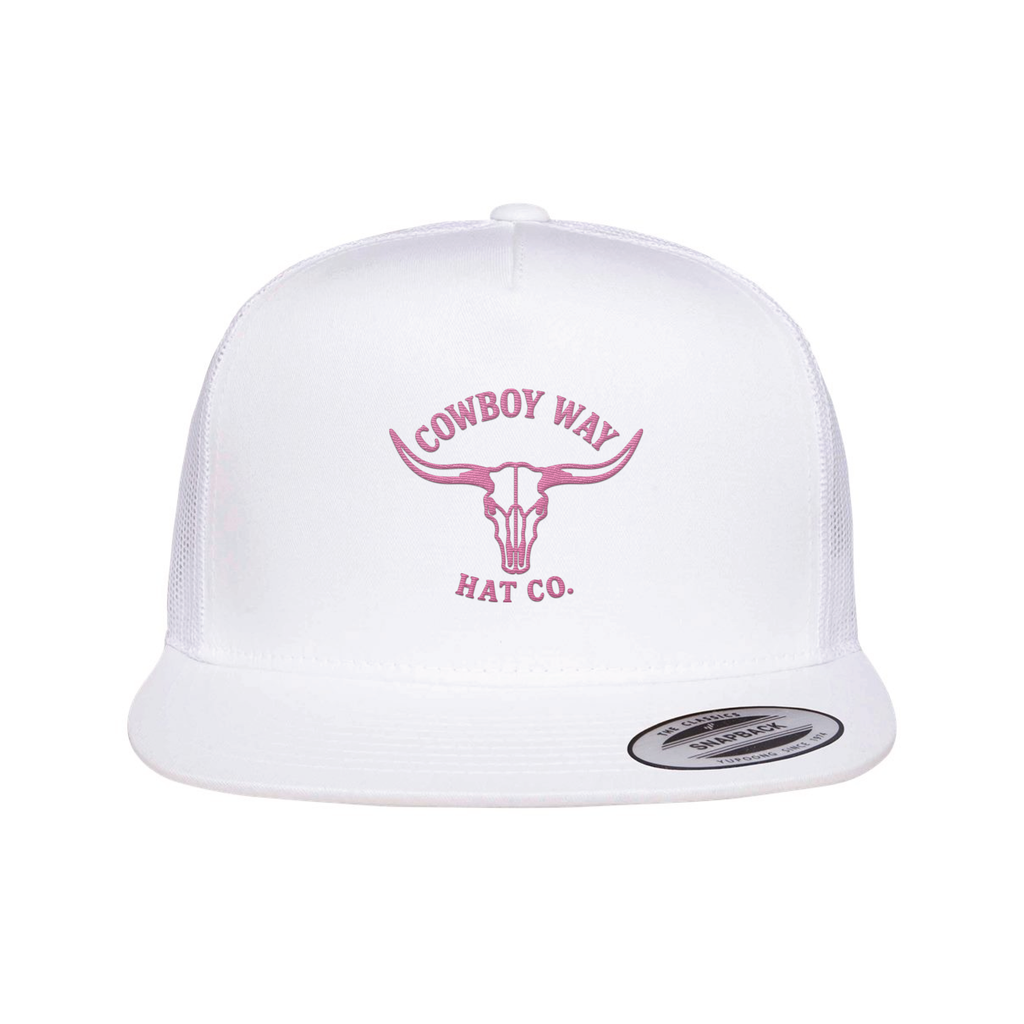 Cowboy Way Longhorn Trucker Cap