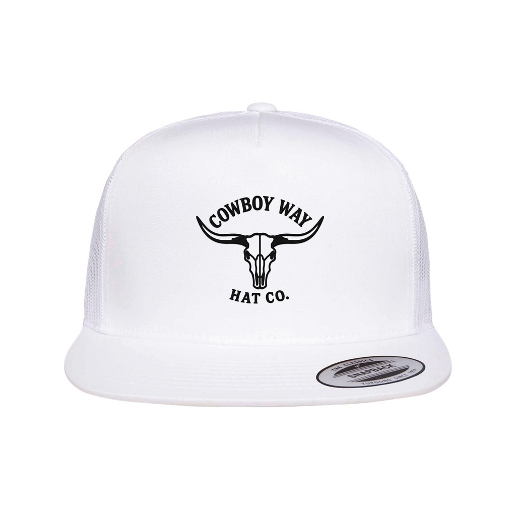 Cowboy Way Longhorn Trucker Cap