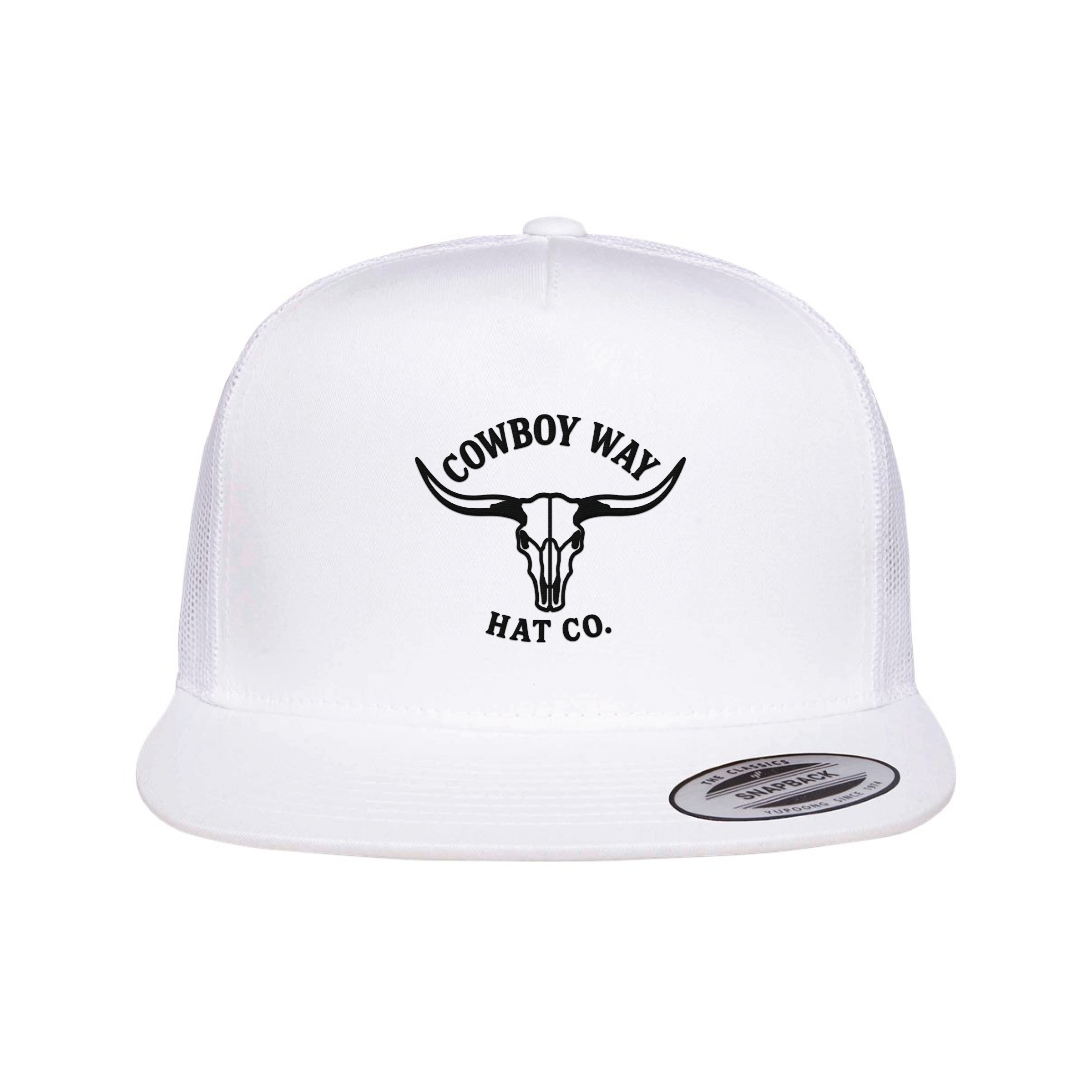 Cowboy Way Longhorn Trucker Cap