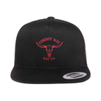 Cowboy Way Longhorn Black Trucker Cap