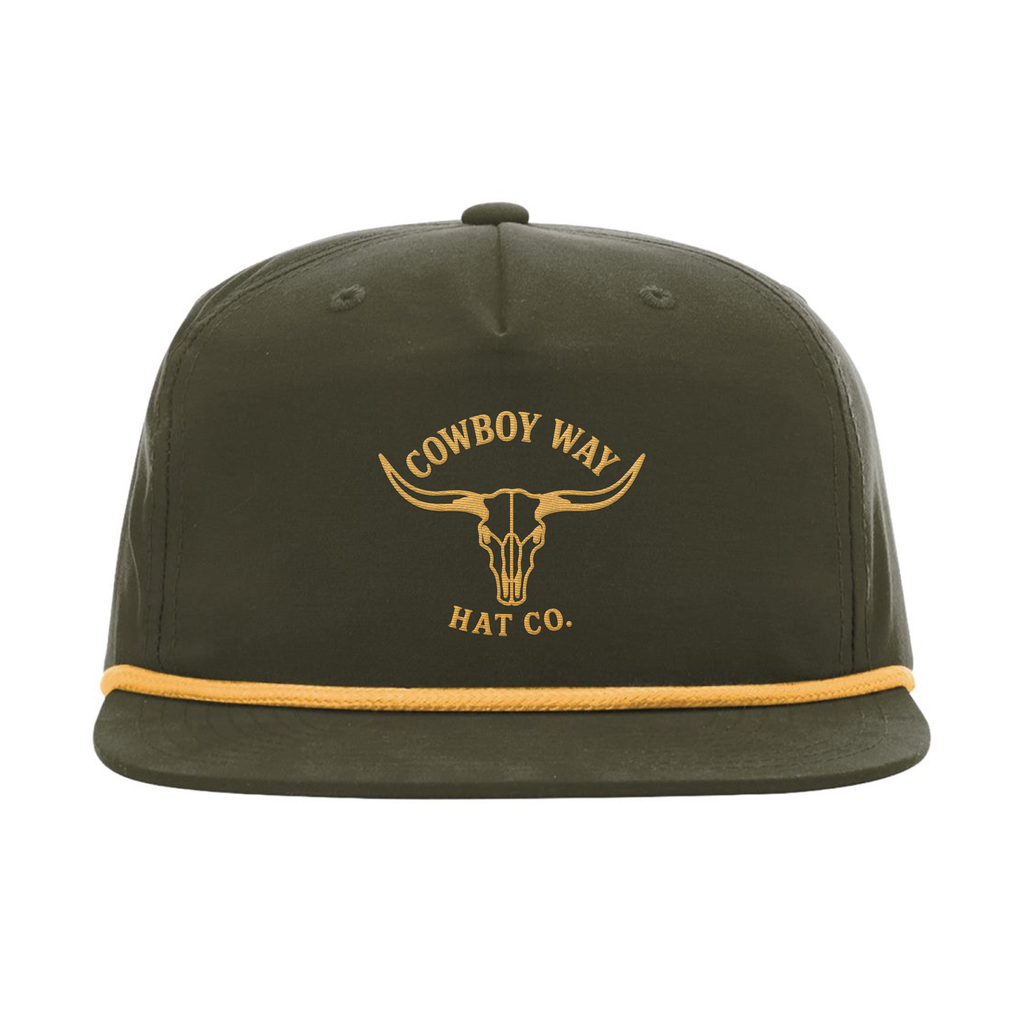 Cowboy Way Longhorn Snapback Cap